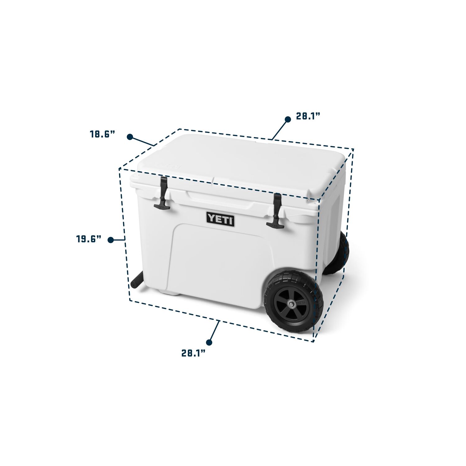 Yeti Tundra Haul Tan Wheeled Cooler