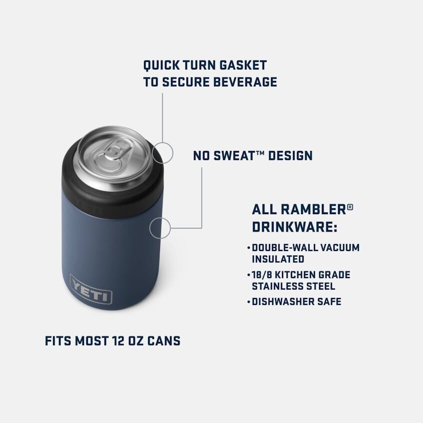 YETI Rambler Colster Can Cooler, 12-Oz