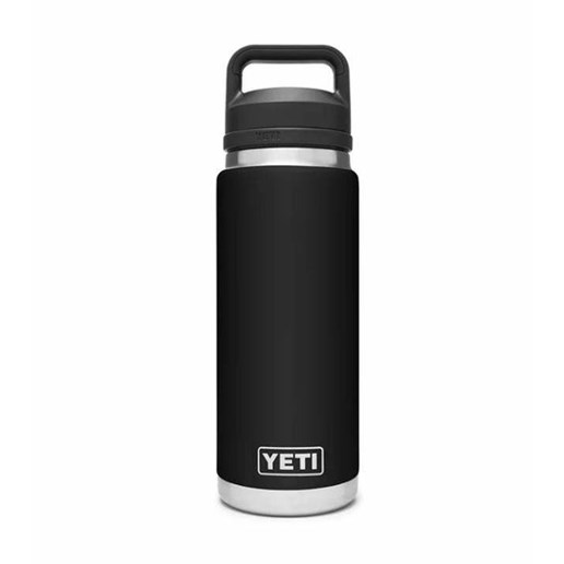 Yeti Rambler Bottle With Chug Cap - Black, 26 oz