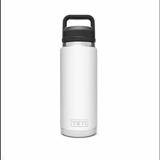Yeti Rambler Bottle With Chug Cap - White, 26 oz