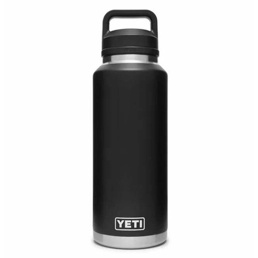 Yeti Rambler Bottle With Chug Cap - Black, 46 oz