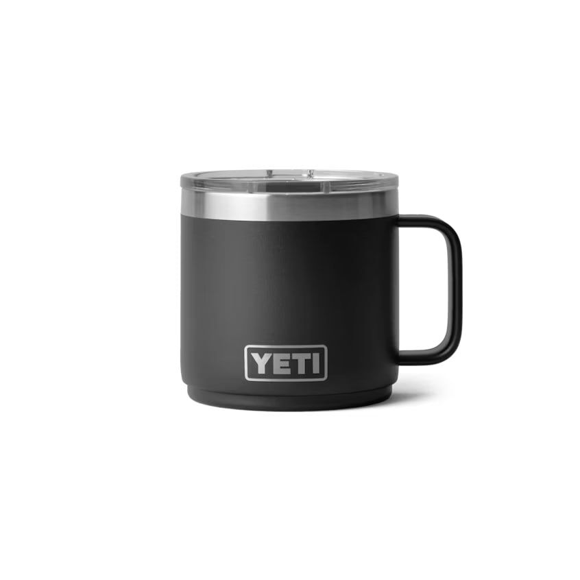 YETI Black Rambler Stackable Mug, 14-Oz