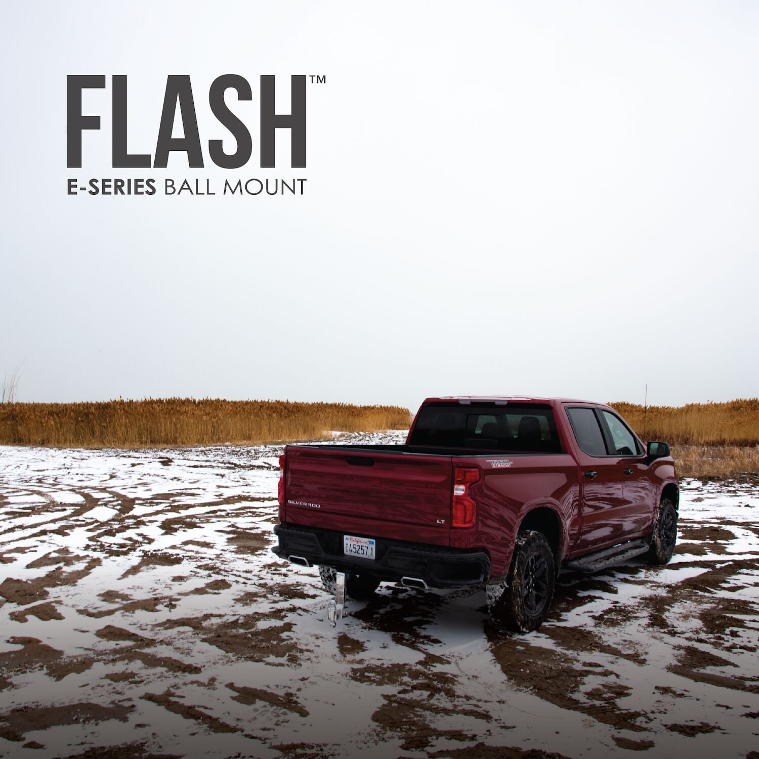 FLASH™ E Series 2-In Ball Mount Hitch with 6-In Drop