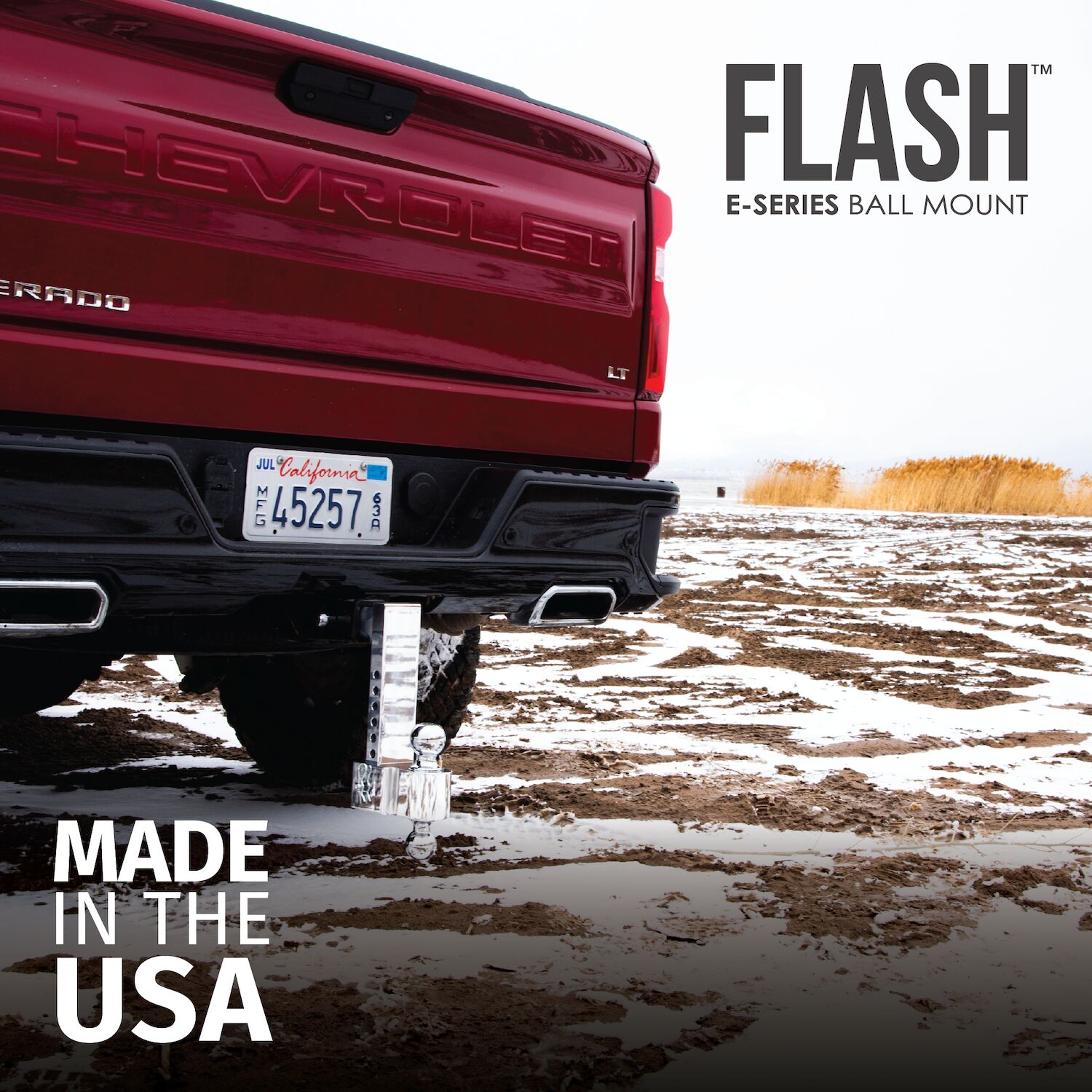 FLASH™ E Series 2-In Ball Mount Hitch with 6-In Drop