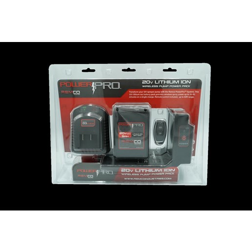 Power Pro 20 Volt Complete Rechargeable Battery with Wireless Pump