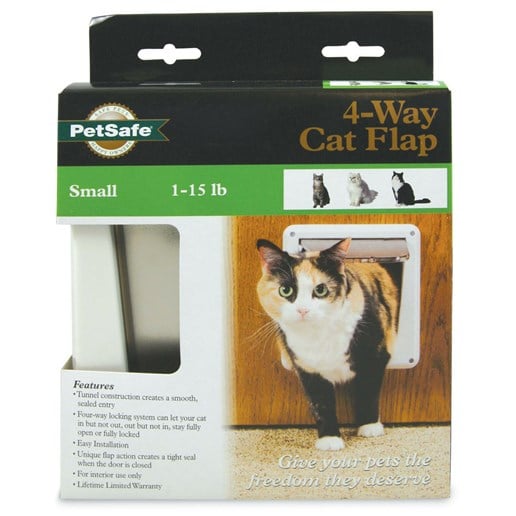 4-Way Locking Interior Cat Door