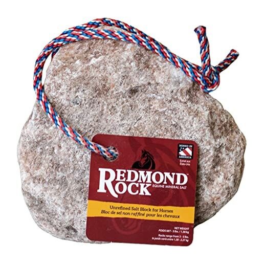 Rock on a Rope Salt Rock for Horses, 3-Lb to 5-Lb Rock
