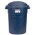 Roughneck 32  Gallon Blue Plastic Trash can with Lid