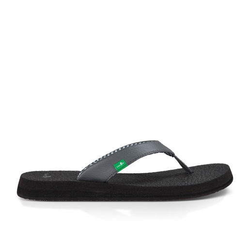 Sanuk Women's Yoga Mat Sandal in Charcoal Sandals Sanuk