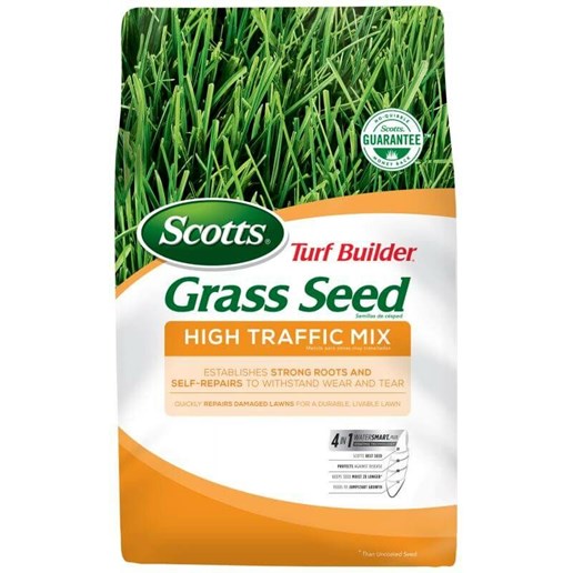 Scotts Turf Builder Grass Seed High Traffic Mix, 3-lb Bag