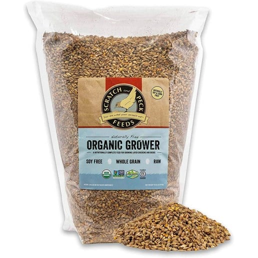 Naturally Free Organic Grower Feed, 10-Lb