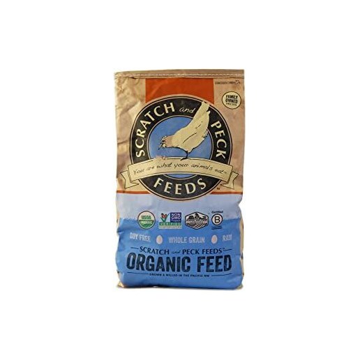 Scratch & Peck Naturally Free Organic 16% Layer Chicken & Duck Feed, 40-Lb Bag