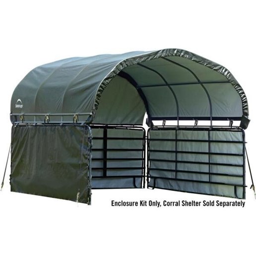 12-Ft x 12-Ft Enclosure Kit for Corral Shelter with UV-Treated, Heat-Sealed Panels