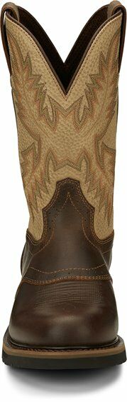 Women's Superintendent  Round Toe Western Boot in Golden Brown