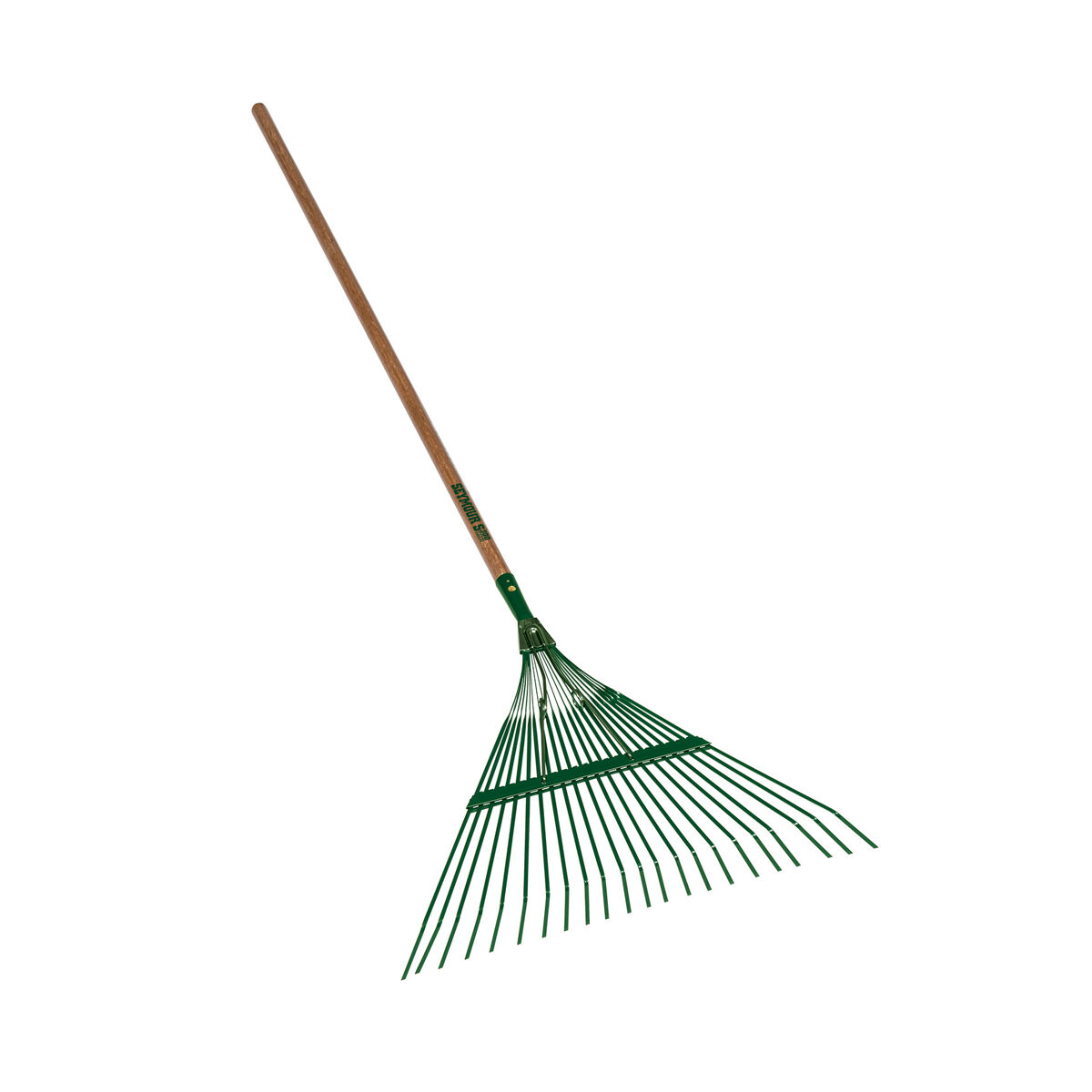 22 Tine 22-In Steel Head Leaf Rake with 48-In Tapered Hardwood Handle