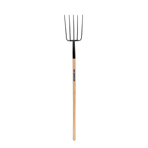 5-Tine Forged Manure Fork with 48-In Hardwood Handle