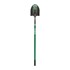 16Ga Round Point Shovel with  43-In Green Fiberglass Handle