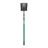 Square Point Shovel with 43-In Green Fiberglass Handle