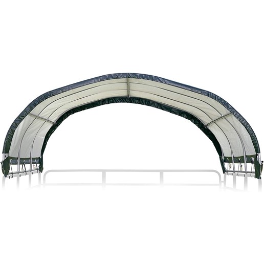 12-Ft x 12-Ft Powder Coated Corral Shelter
