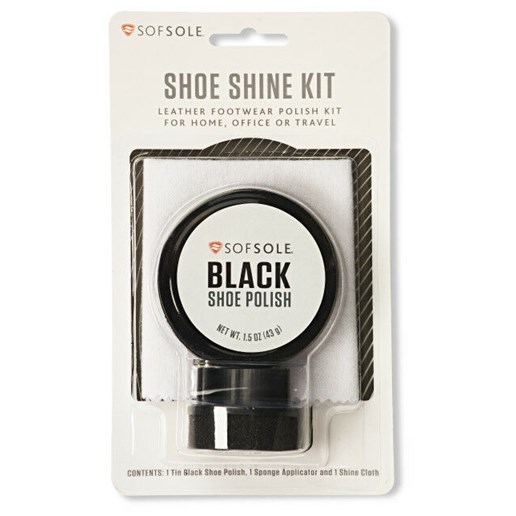 Black Shoe Shine Kit