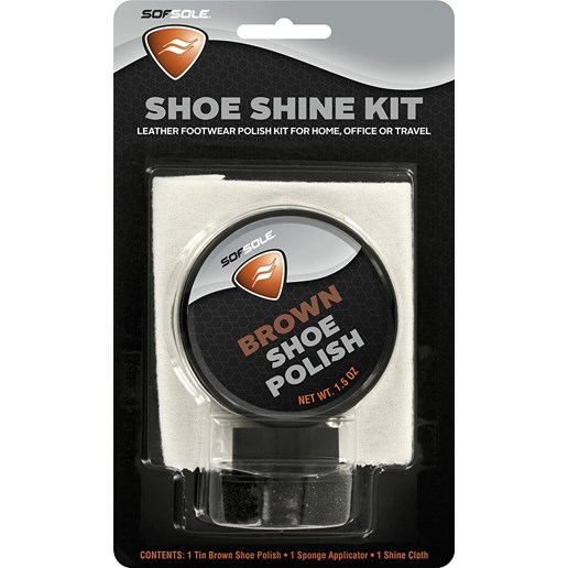 Brown Shoe Shine Kit