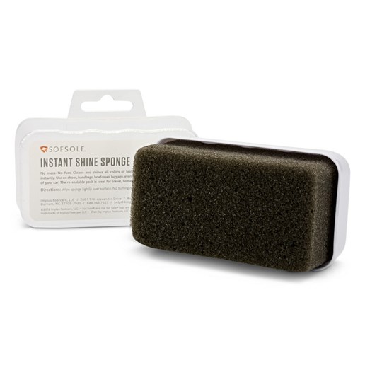 Instant Shine Leather Sponge in Brown
