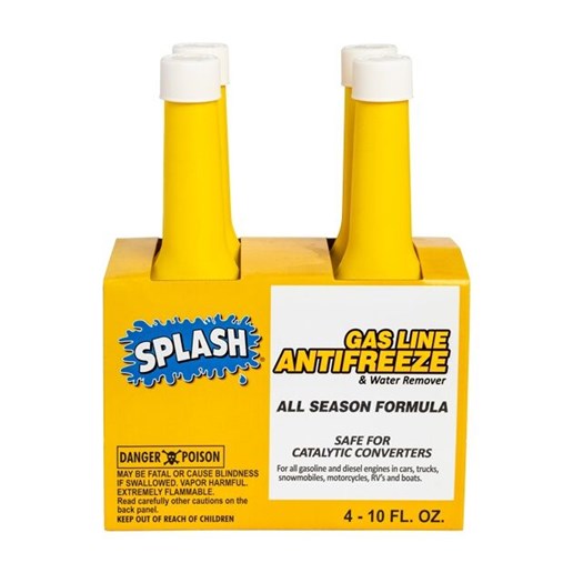 Splash Gas Line Methanol Antifreeze 4 Pack