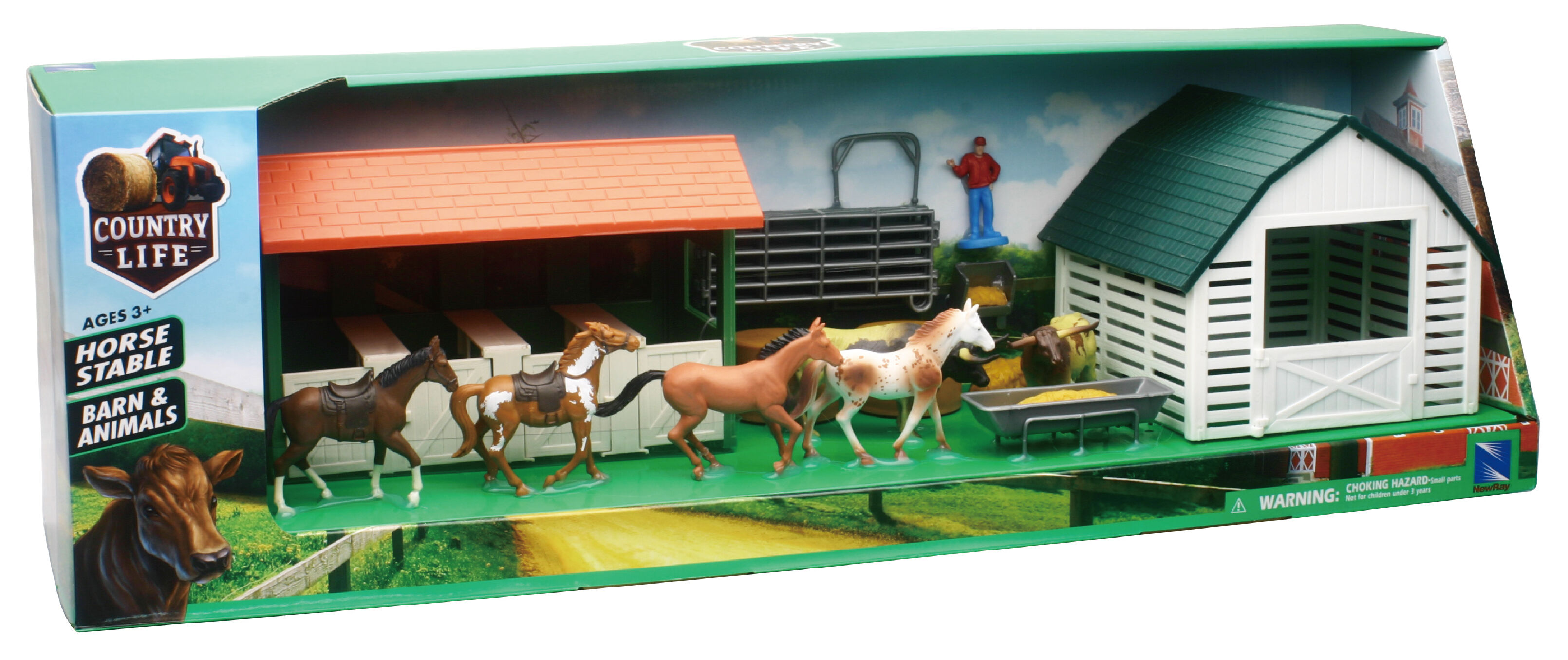 Country Life Horse & Cattle Play Set