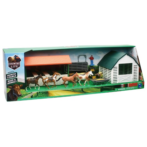 Country Life Horse & Cattle Play Set