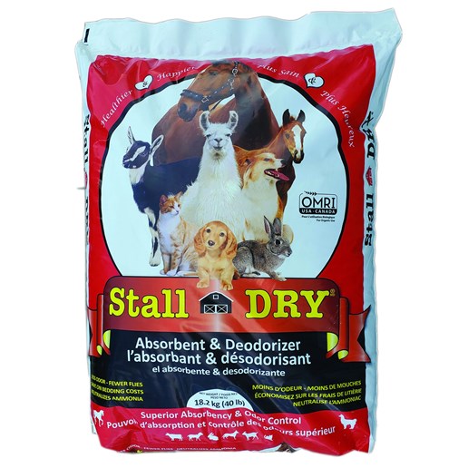 Stall Dry Absorbent & Deodorizer, 40-Lb