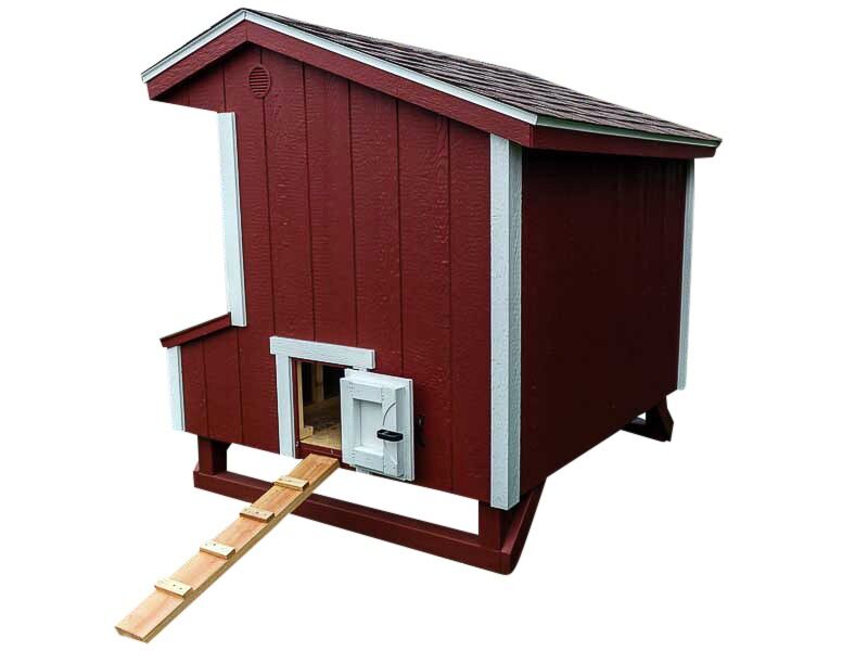 Standard Chicken Coop in Jamestown Red