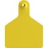 Stockman Blank Calf Tags Yellow, 25-Ct
