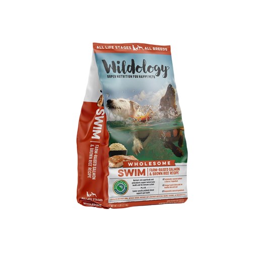 Wildology Swim Salmon & Rice All Life Stages Dry Dog Food, 6-Lb Bag 