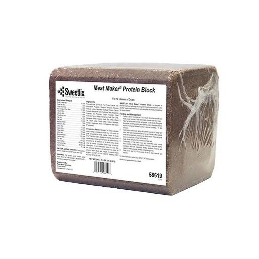 Meat Maker® Protein Pressed Goat Block, 25-Lb