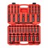 3/8-In Drive 6-Point Impact Socket Set, 72-Pc