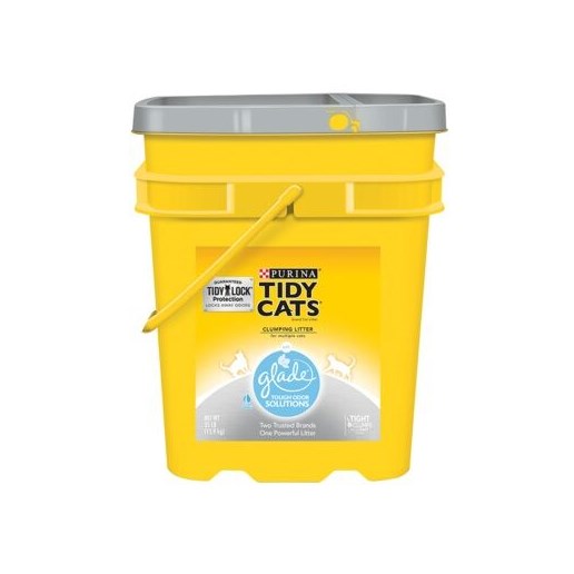 Tidy Cats with Glade Clear Springs Clumping Cat Litter, 35-Lb Bucket
