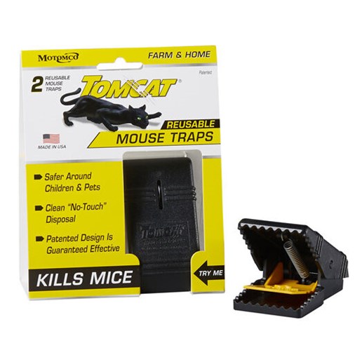 Tomcat Reusable Mouse Traps, 2 Pack