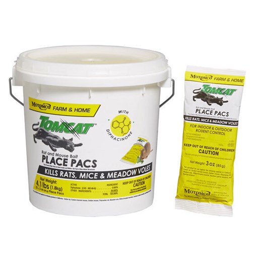 Tomcat Rat and Mouse Bait Place Pacs, 4.1-lb Bag