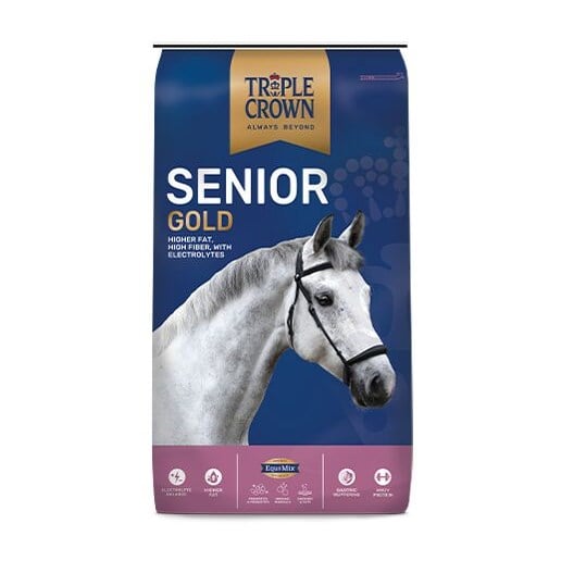 Triple Crown Senior Gold Equine Feed, 50-Lb Bag