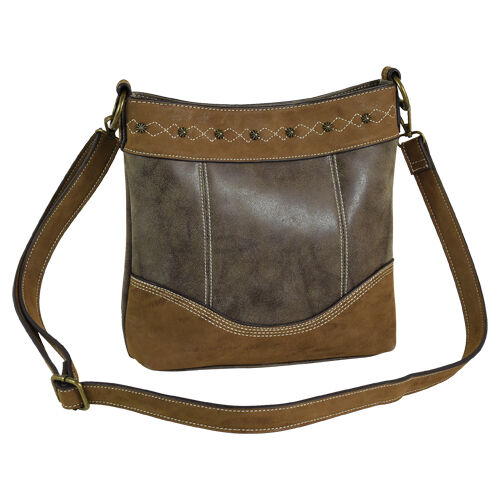 Women's Crossbody Bag in Weathered Brown
