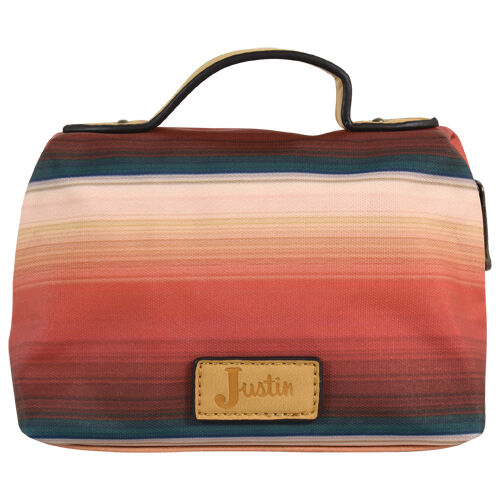 Women's Cosmetic Bag in Ombre Stripes