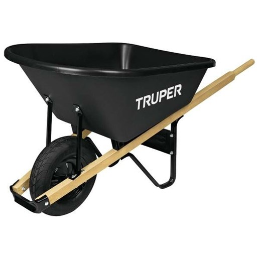Truper Tru Tough  6-Cu Ft Poly Wheelbarrow