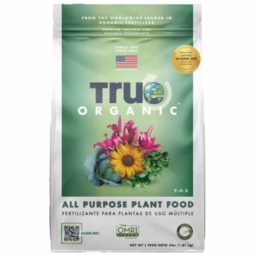 True Organic All-Purpose Plant Food, 4-Lb