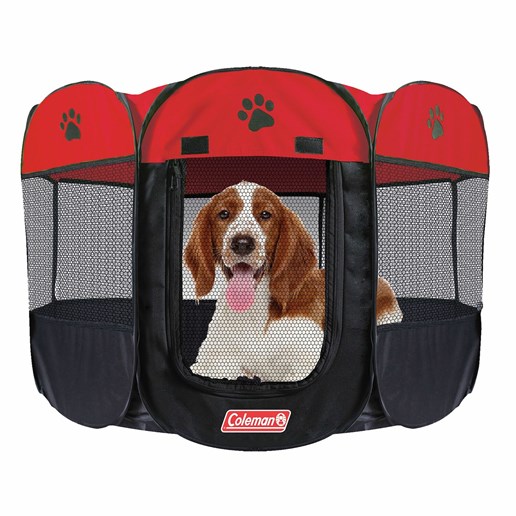 Flexible Playpen for Dogs in Red, Large