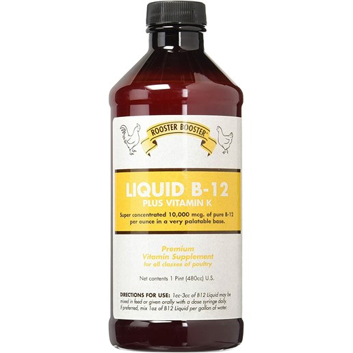 Liquid B-12 Poultry Supplement, 16-Oz