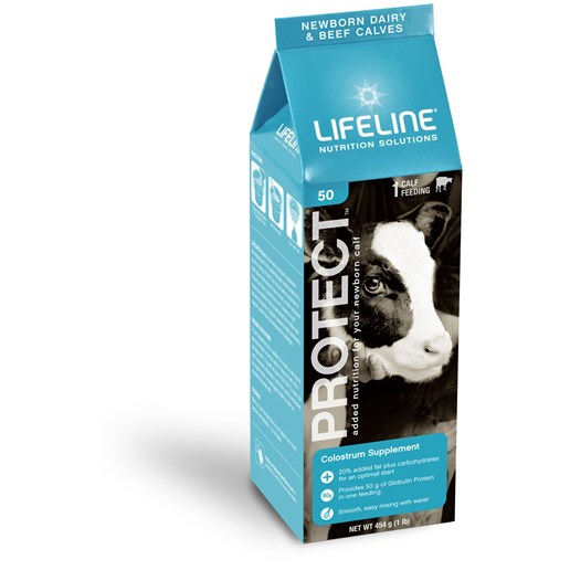 LIFELINE Protect 50-G Colostrum Supplement for Dairy & Beef Calves, 1-Lb