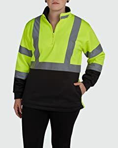 Utility Pro Women's High-Vis 1/4 Zip Soft Shell