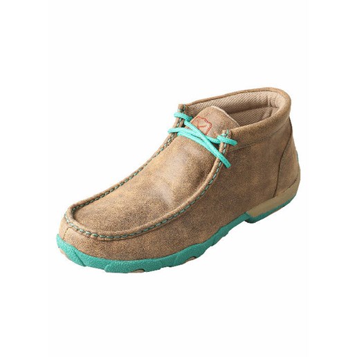 Women’s Chukka Driving Moc with Turquoise Laces