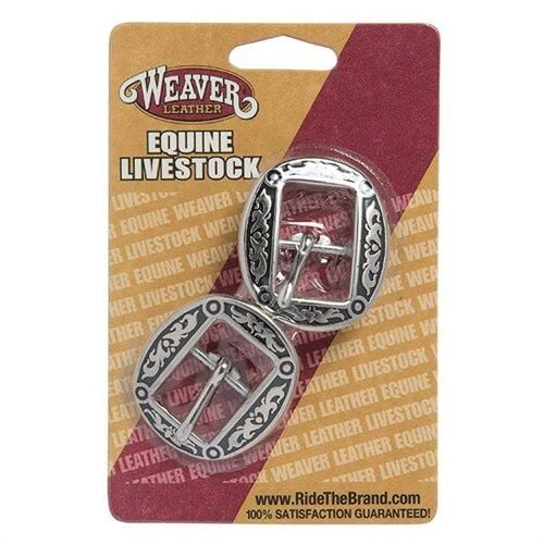 3/4"BS FLORAL BUCKLE