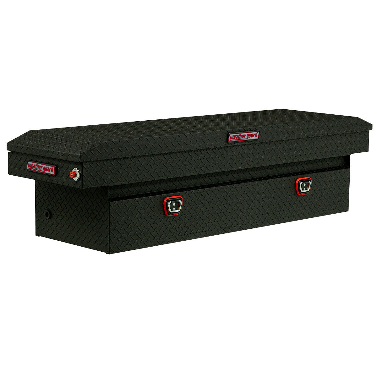 127-52-03 Full Standard Aluminum Saddle Box in Matte Black